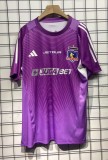 25-26 Colo-Colo Purple Goalkeeper Fans Soccer Jersey