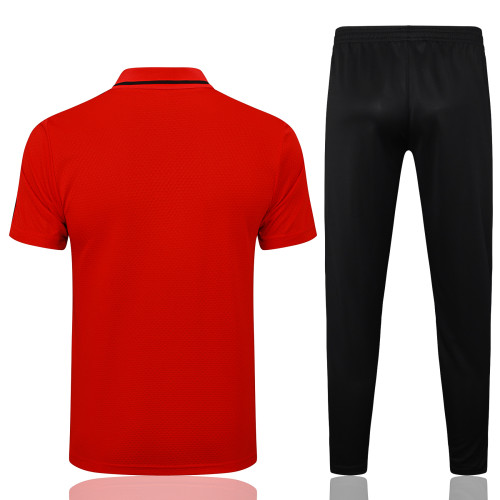 25-26 Man Utd High Quality Polo Tracksuit