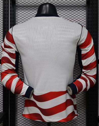 2026 World Cup USA Home Long Sleeve Player Version Soccer Jersey*长袖球员