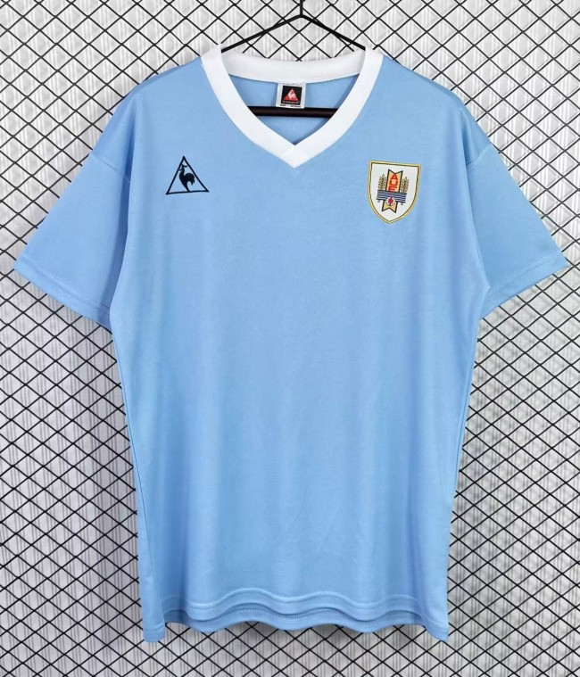 1986 Uruguay Home Retro Soccer Jersey