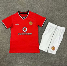 2012-2013 Man Utd Home Retro Kids Soccer Jersey