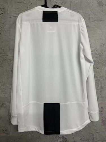 2018-2019 JUV Home Retro Long Sleeve Soccer Jersey