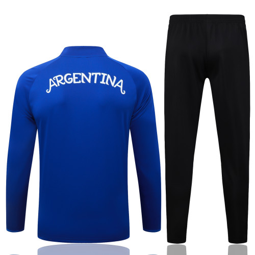 26-27 Argentina High Quality Half Pull Tracksuit