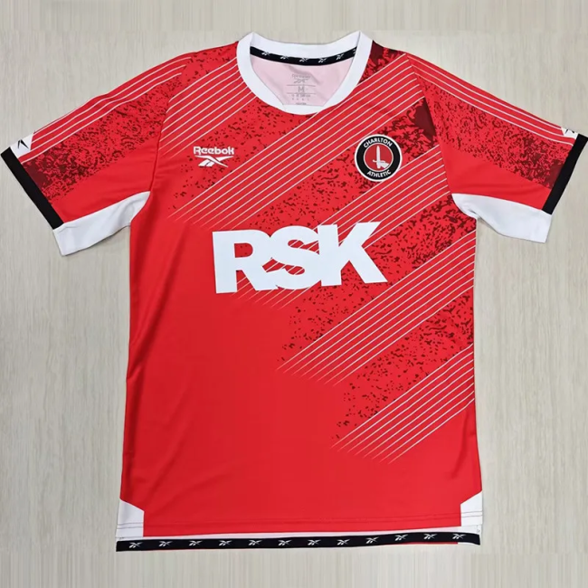 25-26 Charlton Athletic Home Fans Soccer Jersey