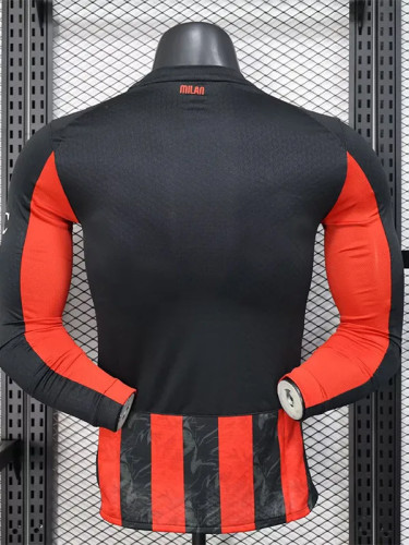 25-26 ACM Home Long Sleeve Player Version Soccer Jersey  (长袖球员)