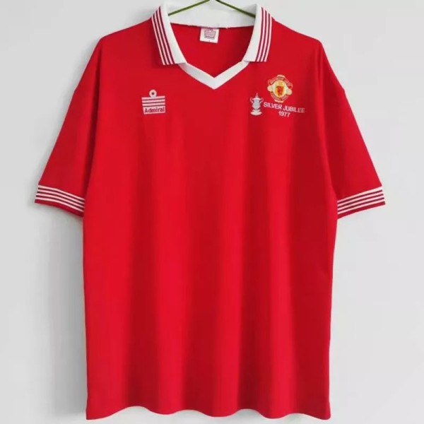 1977 Man Utd Home Retro Soccer Jersey