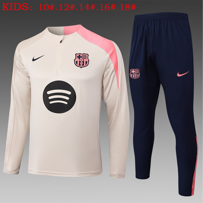 25-26 BAR High Quality Kids Half Pull Tracksuit