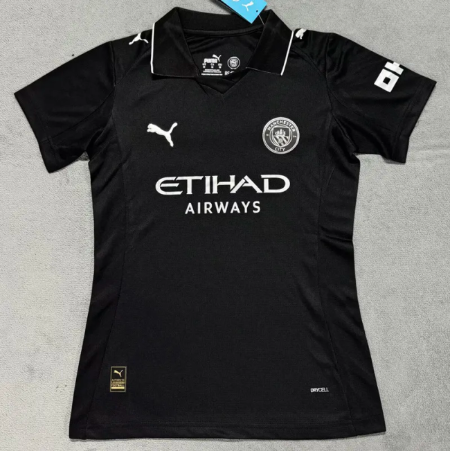 25-26 Man City Away Women Soccer Jersey   (女)