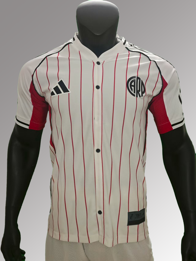 2025 River Plate MLB Player Version New Pattern Jersey