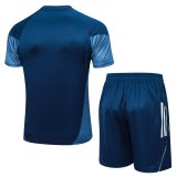 2025 No Label Player Version Training Short Suit —Royal blue 宝蓝色 无标