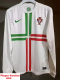 2012 Portugal Away Player Version Long Sleeve Retro Soccer Jersey  *长袖球员