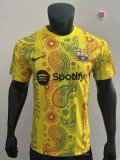 25-26 BAR Yellow Special Edition Player Version Training Shirts