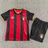 25-26 Bournemouth Home Kids Soccer Jersey