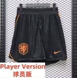 2026 World Cup NetherIands Home Player Version Shorts Pants (球员短裤)