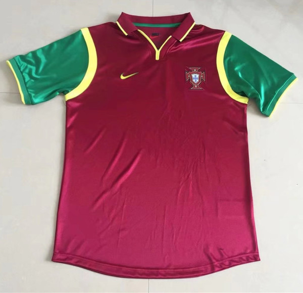 1999 Portugal Home Retro Soccer Jersey