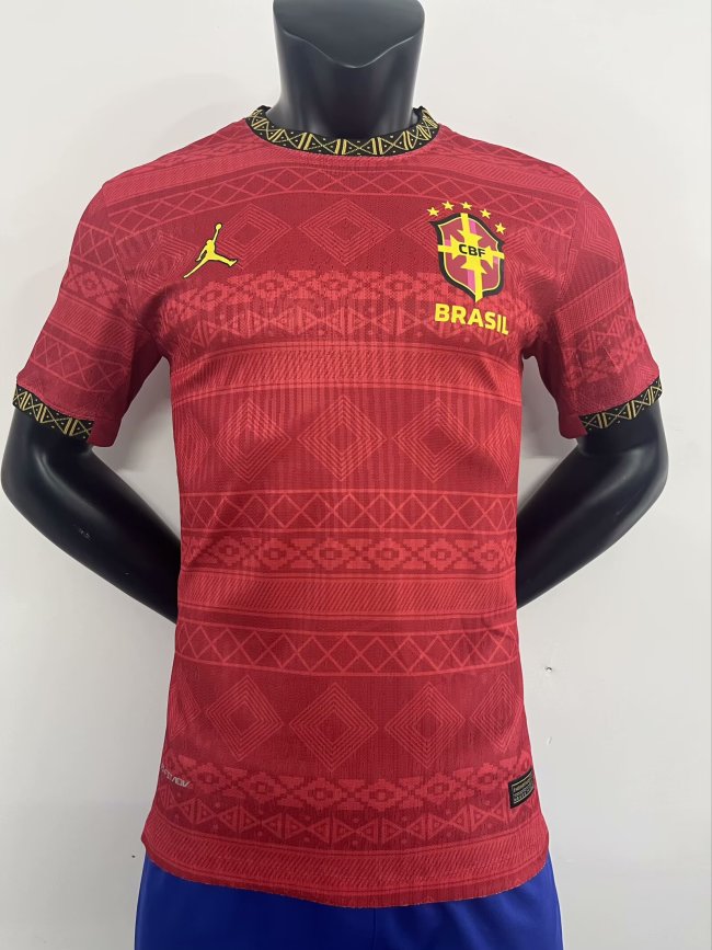 25-26 Brazil Red Special Edition Player Version Training shirts