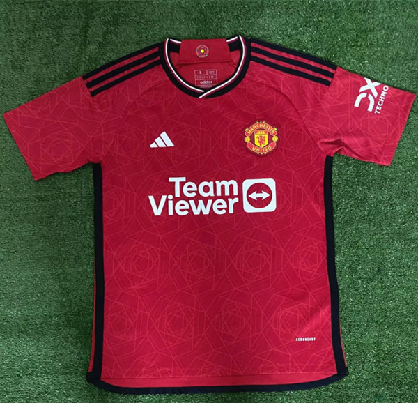 23-24 Man Utd Home  Fans Soccer Jersey