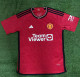 23-24 Man Utd Home  Fans Soccer Jersey