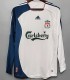 2006-2007 LIV Away White Long Sleeve Retro Soccer Jersey