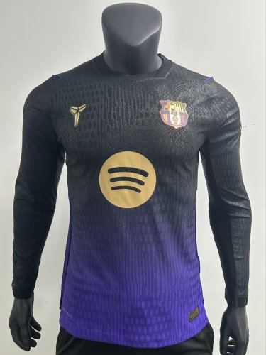 26-27 BAR Away Leaked Edition Long Sleeve Player Version Soccer Jersey*长袖球员