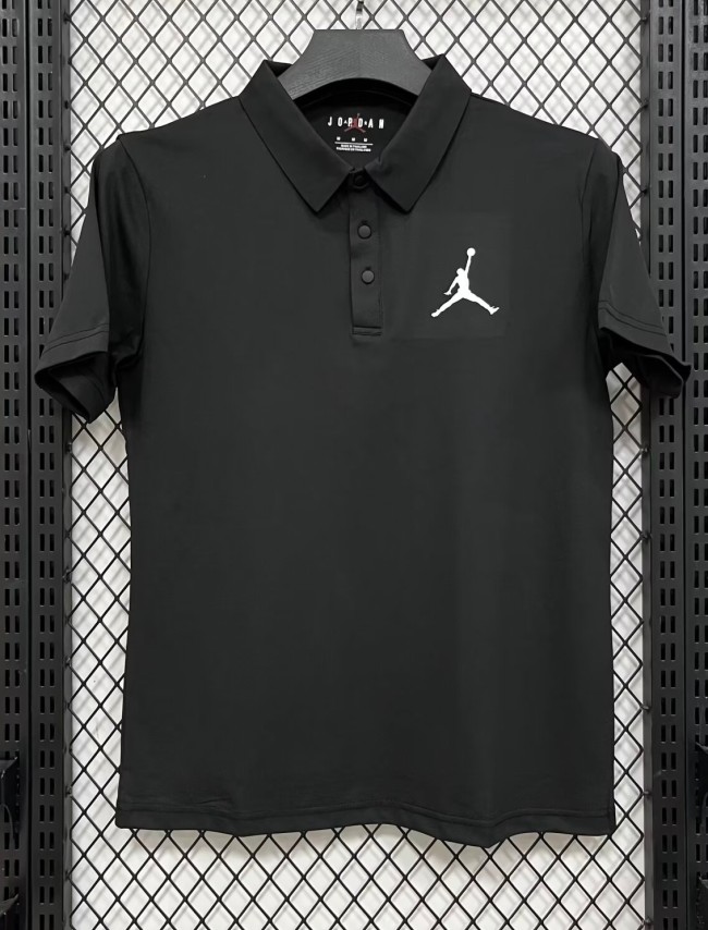2026 Jordan Black High Quality Polo Short Sleeve