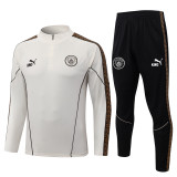 26-27 Man City High Quality Half Pull Tracksuit
