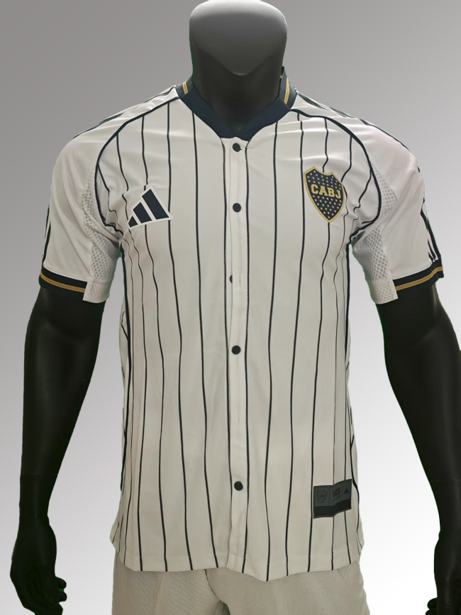 2025 Boca Juniors MLB Player Version New Pattern Jersey
