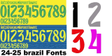 25-26 Brazil Grey Special Edition Training shirts