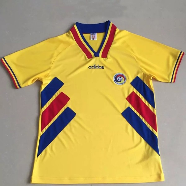1994 Romania Home Retro Soccer Jersey