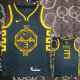 2018 WARRIORS POOL #3 Black Gray Top Quality Hot Pressing NBA Jersey