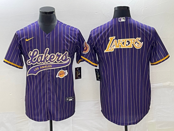 2025 MLB Los Angeles Lakers New Pattern Jersey