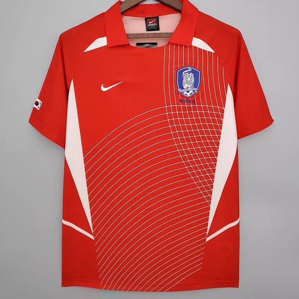 2002 Korea Home Retro Soccer Jersey