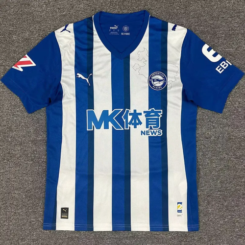 25-26 Alaves Home Fans Soccer Jersey