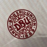 1986 Denmark Away Retro Soccer Jersey