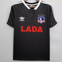 1991 Colo-Colo Away Black Retro Soccer Jersey 1991 Colo-Colo Away Black Retro Soccer Jersey