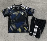 25-26 Leeds United Third Kids Soccer Jersey  *空白版