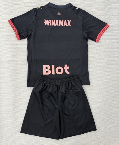 25-26 Stade Rennais Third Kids Soccer Jersey