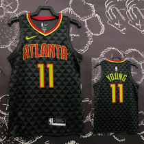 HAWKS YOUNG #11 Black Top Quality Hot Pressing NBA Jersey HAWKS YOUNG #11 Black Top Quality Hot Pressing NBA Jersey
