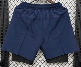 2026 ON Dark blue Casual Double Layer Short Pants