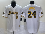 2025 MLB Los Angeles Lakers New Pattern Jersey