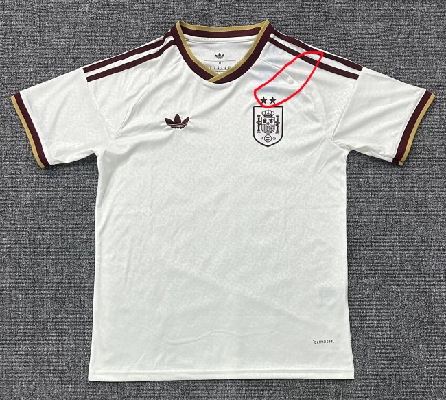 2026 World Cup Spain Away Fans Soccer Jersey (With 2 Star)*两颗星