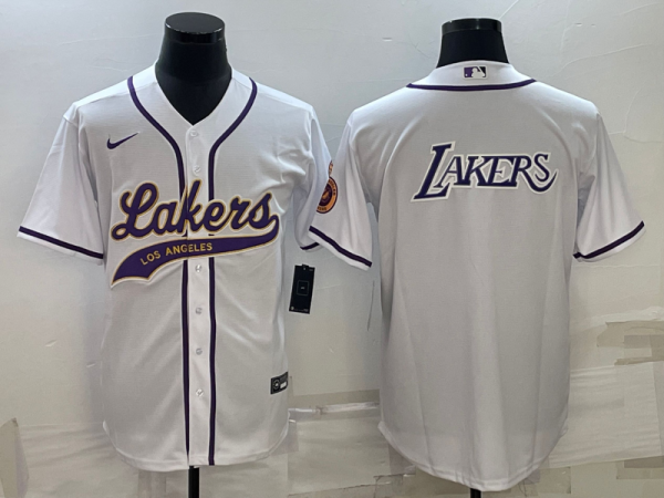 2025 MLB Los Angeles Lakers New Pattern Jersey