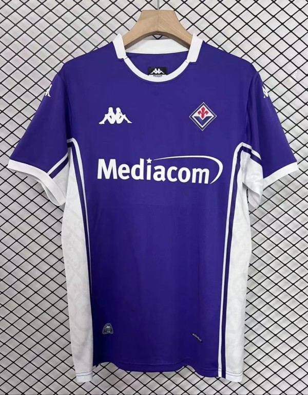 25-26 Fiorentina Home Fans Soccer Jersey