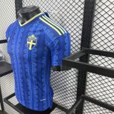 2026 Sweden Away Player Version Soccer Jersey