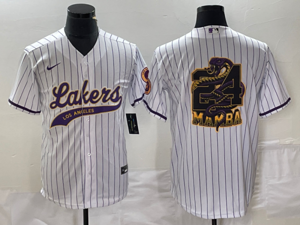 2025 MLB Los Angeles Lakers New Pattern Jersey