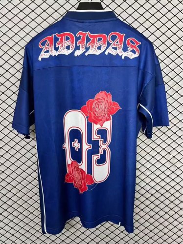 2026 AD Blue Hip-Hop Version Retro Soccer Jersey