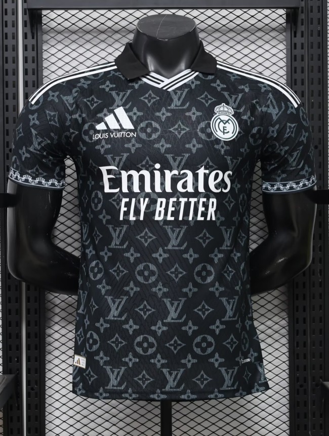 26-27 RMA Black Special Edition Player Version Soccer Jersey