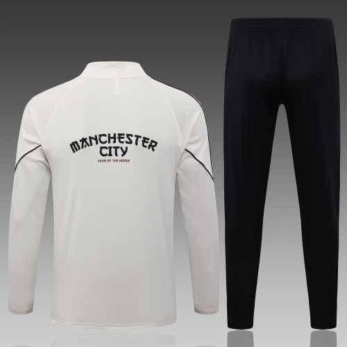26-27 Man City High Quality Half Pull Tracksuit