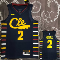 Cleveland Cavaliers IRVING #2 Black Top Quality Hot Pressing NBA Jersey Cleveland Cavaliers IRVING #2 Black Top Quality Hot Pressing NBA Jersey