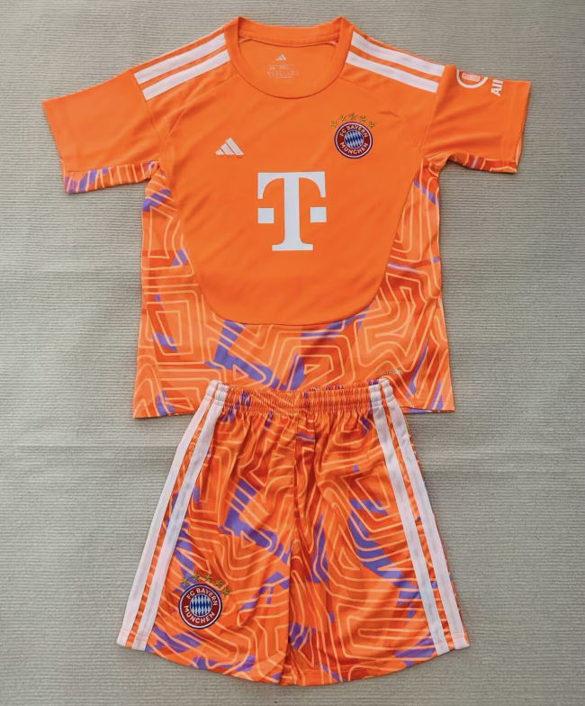 26-27 Bayern Orange Goalkeeper Adult Suit